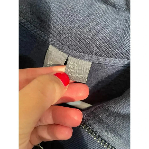 Sweaty Betty Navy Sherpa Quarter Zip Sweatshirt - Picture 10 of 11